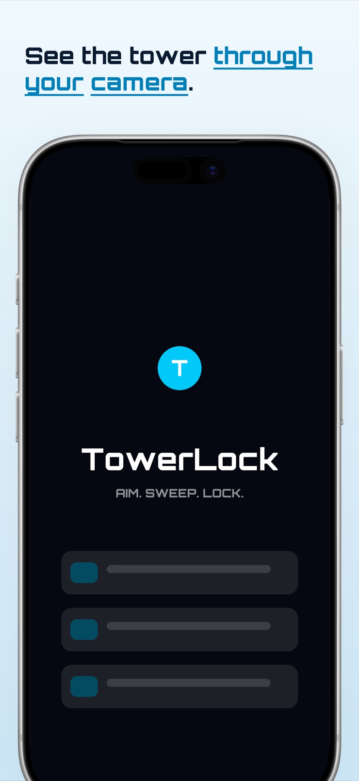 TowerLock iPhone screenshot 1