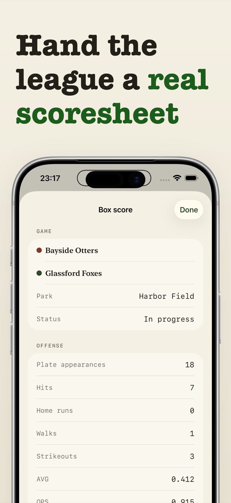 Resumed game showing the count preserved after reopening the app