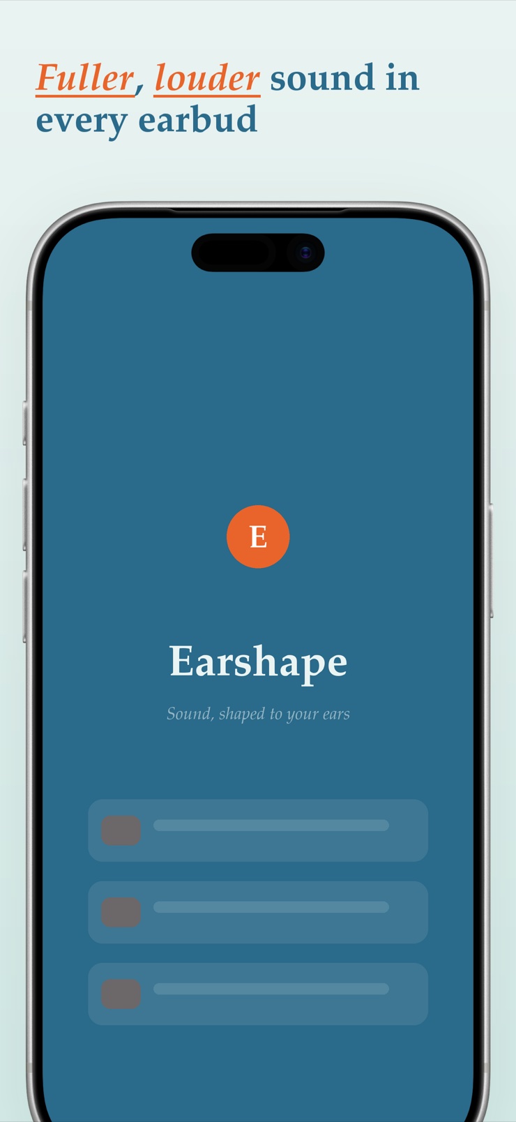 Equalizer app on iPhone with draggable EQ bands shaping local audio
