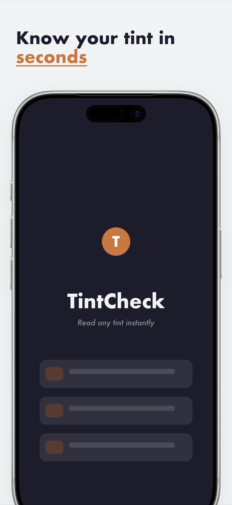 TintCheck iPhone screenshot 1